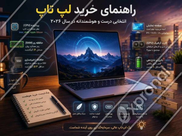 راهنمای خرید لپ تاپ: انتخابی درست و هوشمندانه در سال ۲۰۲۶