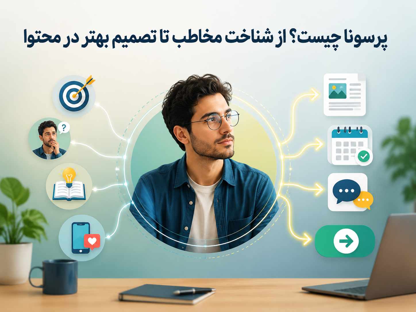 پرسونا و تبدیل شناخت مخاطب به تصمیم بهتر در تولید محتوا